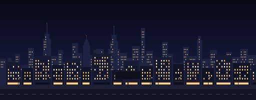 New York at night.